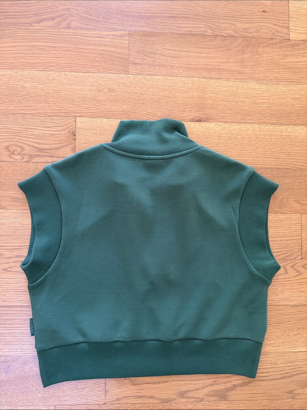 Varley Kelly Half Zip Sweat zipper top Cilantro Green size small - Picture 5 of 6